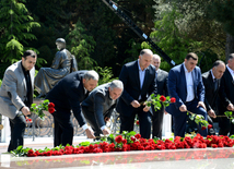 Azerbaijan marks 93rd birthday anniversary of National Leader Heydar Aliyev. Azerbaijan, Baku, 10 May 2016